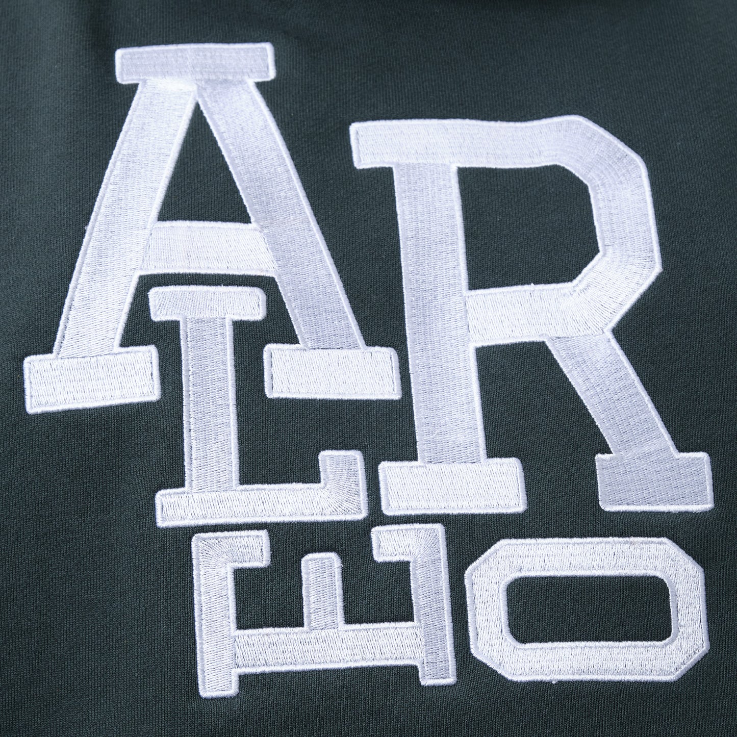 STICHET LETTERS HOODIE