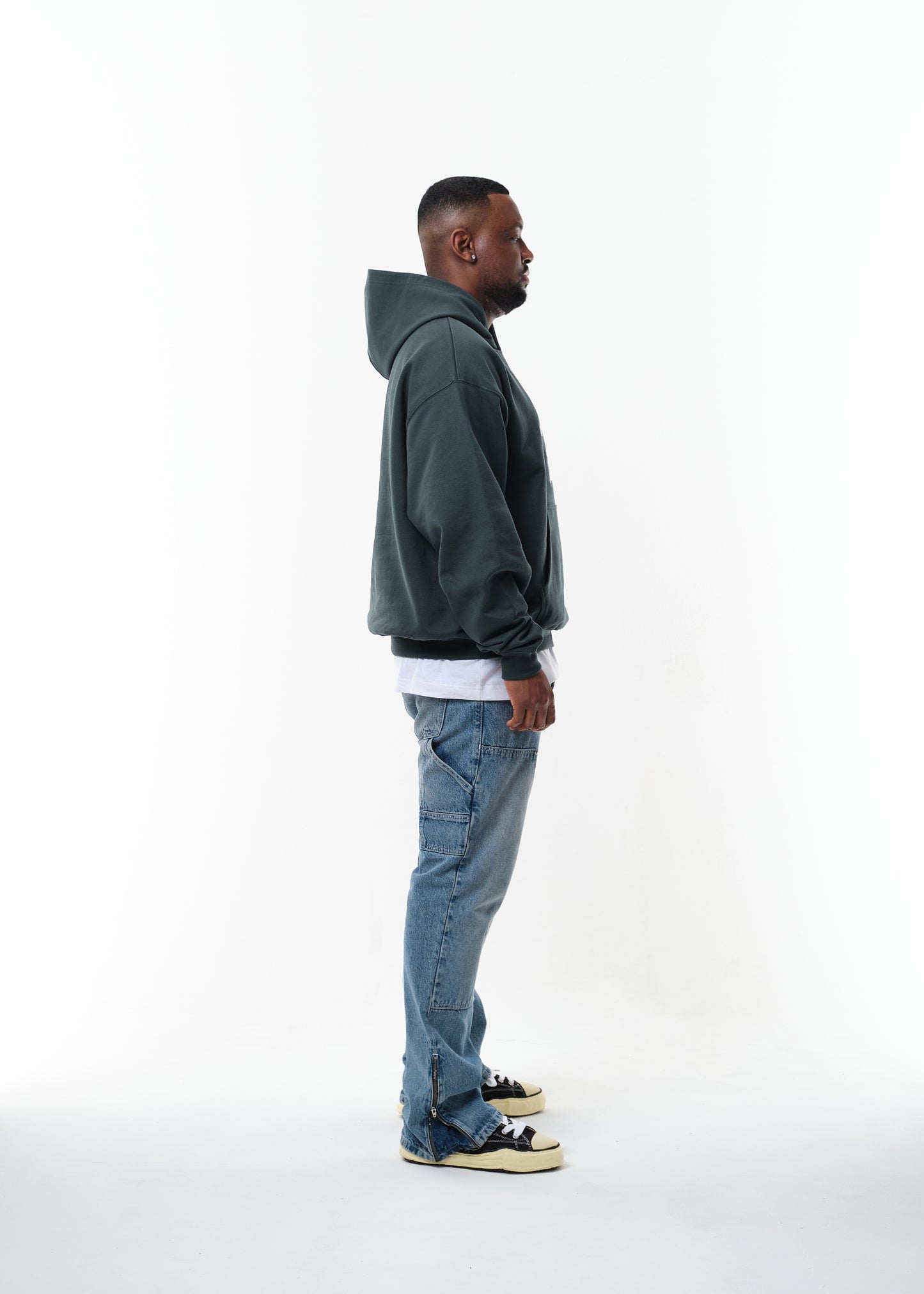 STICHET LETTERS HOODIE