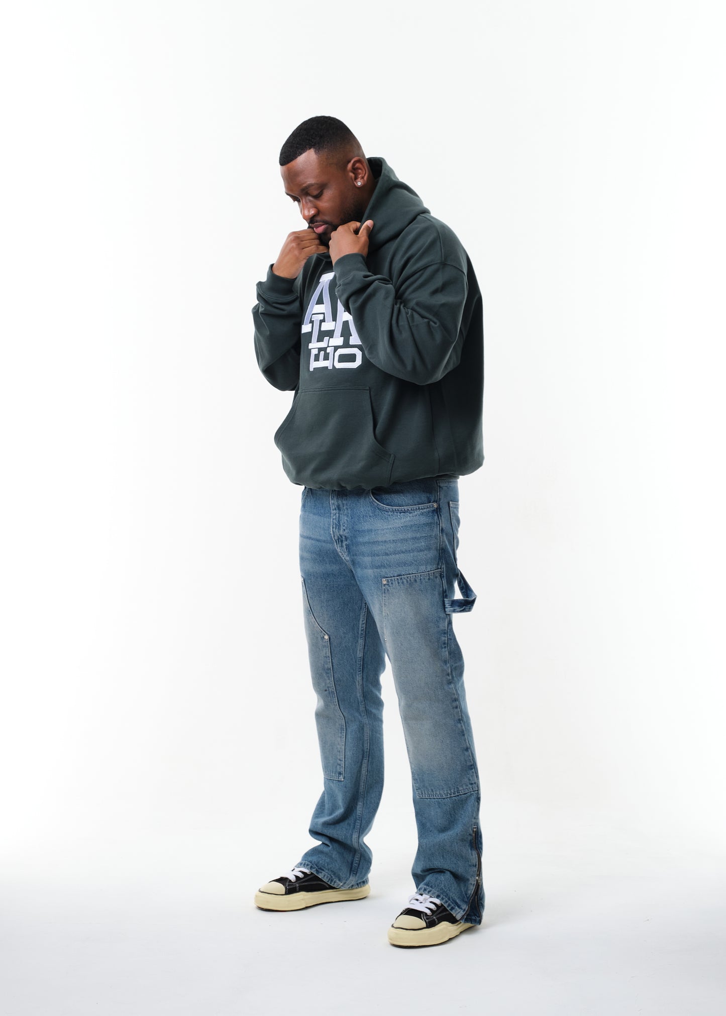 STICHET LETTERS HOODIE